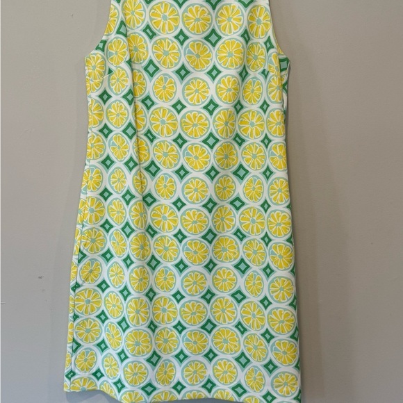 Sail To Sable STS Shift Dress Size Medium Sleeveless Yellow Lemon Green $2151748 - Picture 3 of 15